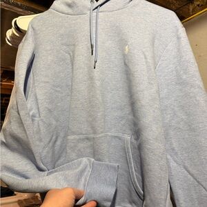 Men's Ralph Lauren Light Blue Hoodie